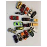 20 Matchbox, Hot Wheels and etc vehicles