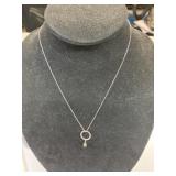 18' necklace with pendant marked .925 RJ