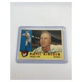 1960 TOPPS #305 RICHIE ASHBURN, SIGNED CARD