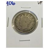 1906 V-Nickels VF