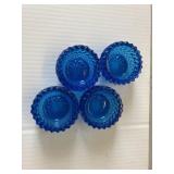 4 Cobalt blue salt dips