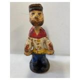 Vintage Popeye Cast Iron Bank