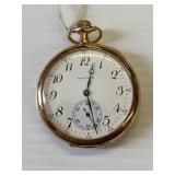 Waltham size 12 14kt pocket watch