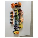 Wooden Cars Numbers and Little people etc