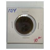1724 Hibernia Coin