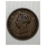 1843 New Brunswick One Penny