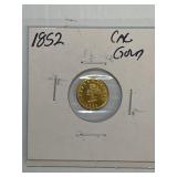 1852 Gold Tribute California Gold