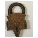 VINTAGE KEEN KUTTER PAD LOCK - NO KEY