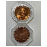 Apollo 11 Moon Landing & Ike Bronze Medals