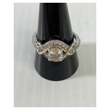 Silver Ring Marked 925 sz 8 1/2