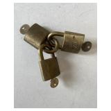 WB PADLOCKS W/ KEYS, LOT OF 3