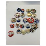 VINTAGE POLITICAL PINS