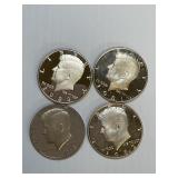1981-S, 82-S, 83-S, 84-S Proof JFK x4