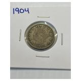 1904 V-Nickel VF