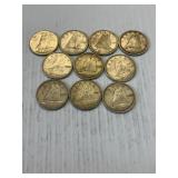 10 Canadian Silver Dimes