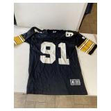 VINTAGE KEVIN GREEN STEELER JERSEY, SZ 48