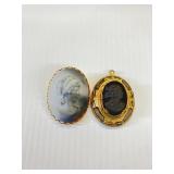 CAMEO BROOCH PIN & CAMEO BRACELET