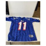 VINTAGE DREW BLEDSOE JERSEY, SZ 46, STARTER MFG.