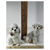 2 - NORCREST POODLE FIGURINES, A692 & A726 JAPAN