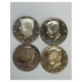 1971-S, 72-S, 74-S, 78-S Proof JFK x4