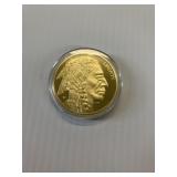 2014W $50 replica gold plated round