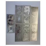 .999 Silver Layered Currency x7