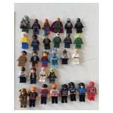 MINI FIGURES, LOT OF 30 lego and other