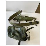 US ARMY WEB BELT W/ AMMO POUCH