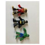 VINTAGE FISHER PRICE DC ACTION FIGURES, LOT OF 3