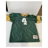 VINTAGE BRET FARVE JERSEY, YOUTH XL, WILSON MFG.