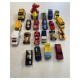 20 Matchbox, Hotwheels and etc vehicles