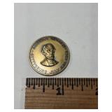 ABRAHAM LINCOLN SOUVENIR -GETTYSBURG, BRONZE TONE