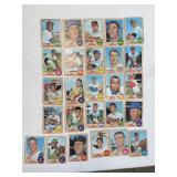 Lot of 29 1968 Topps Baseball Car
