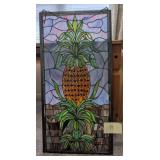 Pineapple Stained Glass. 20x40.  A few slight crac