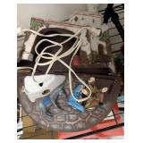 Vintage Ceramic Lighted Creche. Not Tested. Everyt