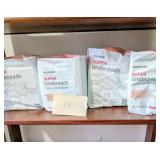 . 4 unopened packs of 30x30 disposable Underpads.