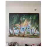 . Large Tropical Scenic art. 40x50.