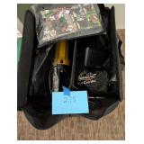 Assorted Automobile Items. Flashlight, Garmin, Car