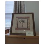 Palm print. 18x18