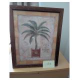 Coconut Palm print. 22.5x18.5