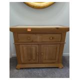 Broyhill Buffet Inlaid tile top 18x40x34