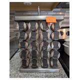 Countertop Spice Rack. 15x10x5. 20 jars.
