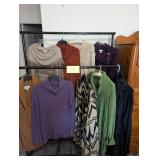 9 size L Ladies various brands sweaters and cardig