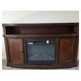 Electric Heated Fireplace Cabinet. 16x34x 60
