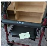 Drive Brand Roller walker. Adjustable Height, Brak