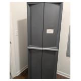 Sterilite Plastic Storage Cabinet.  25x 17.5x 69