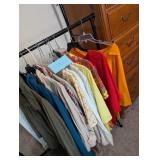 Variety of size XL Jackets and Tops.