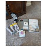 Personal care and grooming items. Scale, 2 way lig