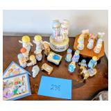 Variety of Creche Sets and 1 Needlepoint scene