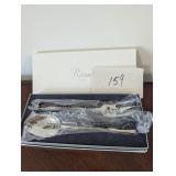 Ricci Argentieri 2 pc 18/10 stainless serving Uten
